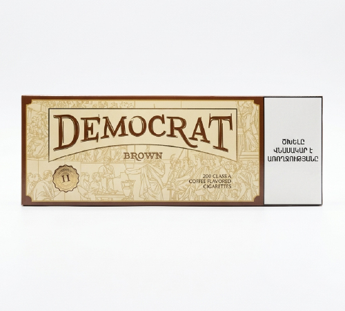Сигареты Democrat Brown, Coffee Flavored Cigarettes (Демократ Бровн, кофе Флаворид Сигаретес) оптом