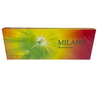 Сигареты Milano Superslim Mango Applemint (Милано Суперслим Кнопка Манго-Мята) оптом