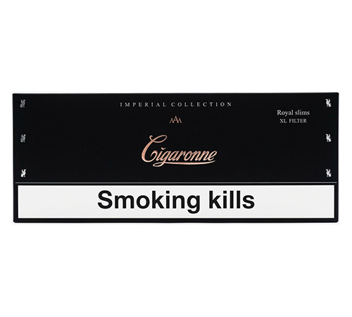 Cigaronne Imperial Collection — Royal Slims XL Filter (черная версия) оптом