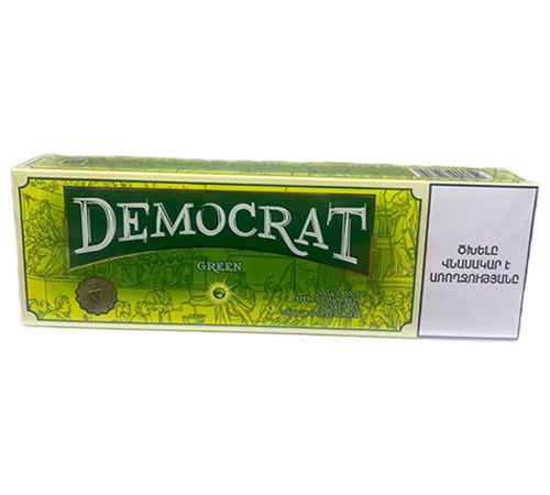 Сигареты Democrat Green King Size (Демократ Зелёный Кинг Сайз) оптом
